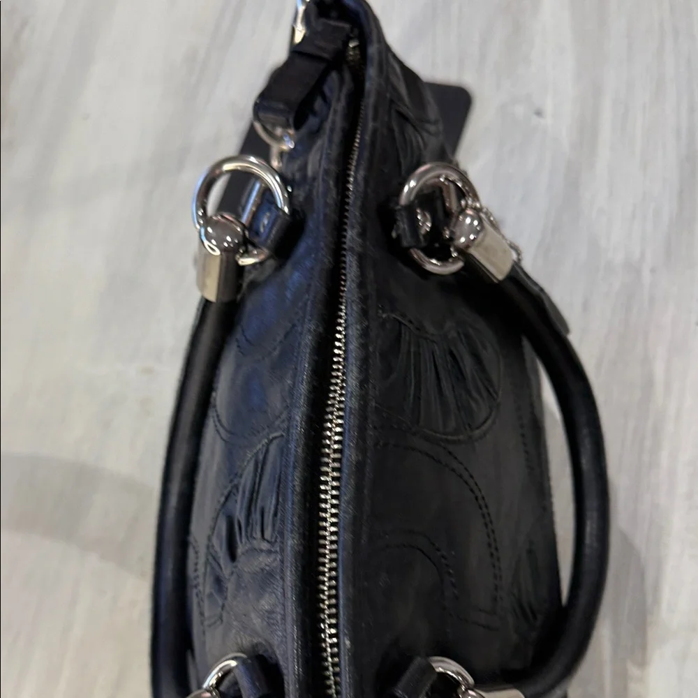 Coach Limited Edition Opt Art Maddison Sophia Leather Shoulder Bag